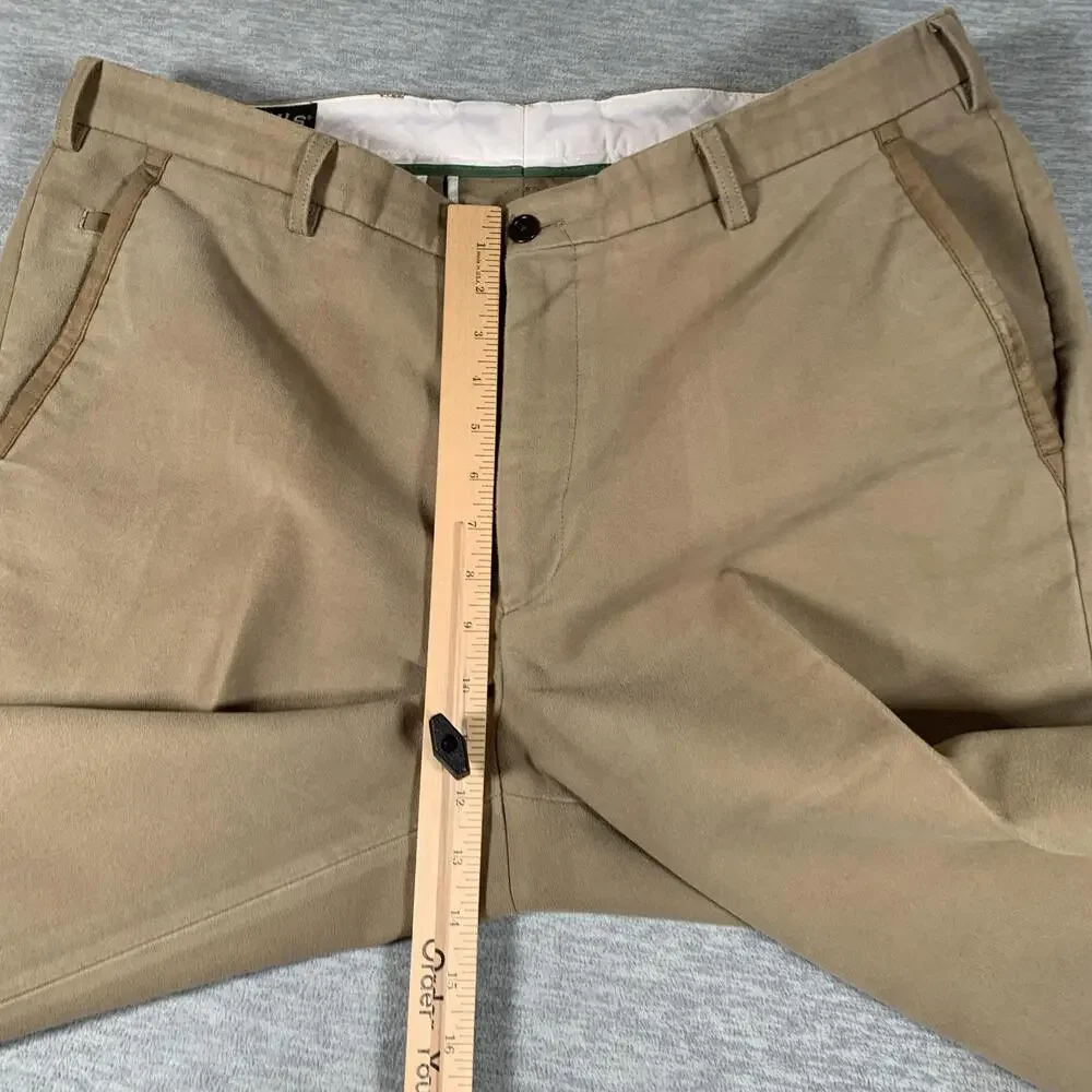 Orvis Pants Mens 40x30 Beige Classic Fit Brisbane Moss Chino Casual